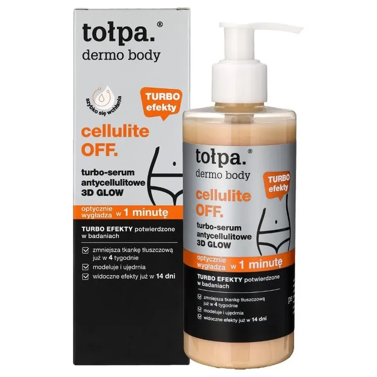 Tołpa, Dermo Body, Cellulite Off, turbo-serum antycellulitowe 3D glow, 250 ml