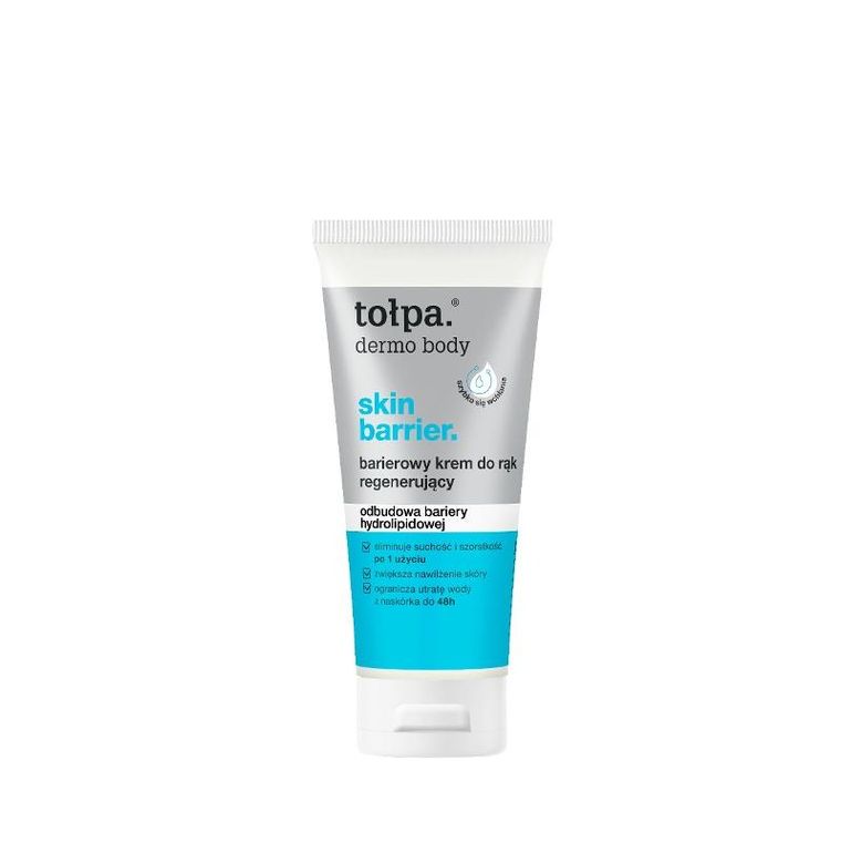 Tołpa, dermo body skin barrier, barierowy krem do rąk regenerujący, odbudowa bariery hydrolipidowej, 60 ml