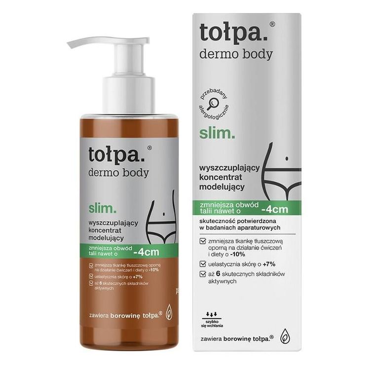 Tołpa, Dermo Body Slim, wyszczuplający koncentrat modelujący do ciała, 250 ml