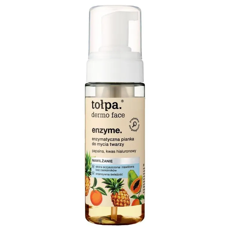 Tołpa, Dermo Face Enzyme, enzymatyczna pianka do mycia twarzy - nawilżanie, 150 ml
