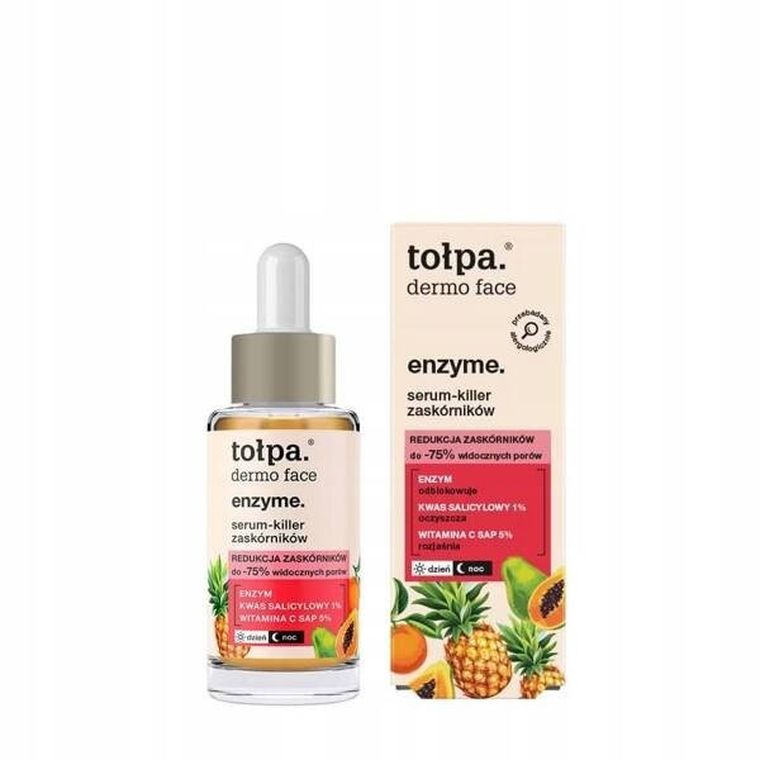 Tołpa, dermo face enzyme serum + killer zaskórników, 30 ml