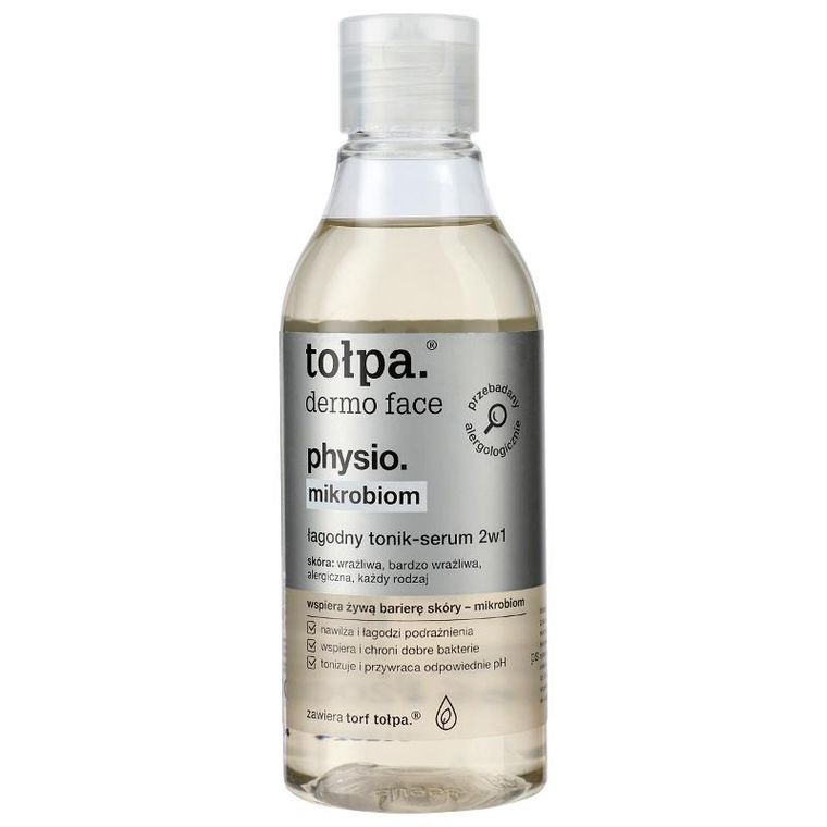 Tołpa, Dermo Face Physio Mikrobiom, łagodny tonik-serum 2w1, 200 ml