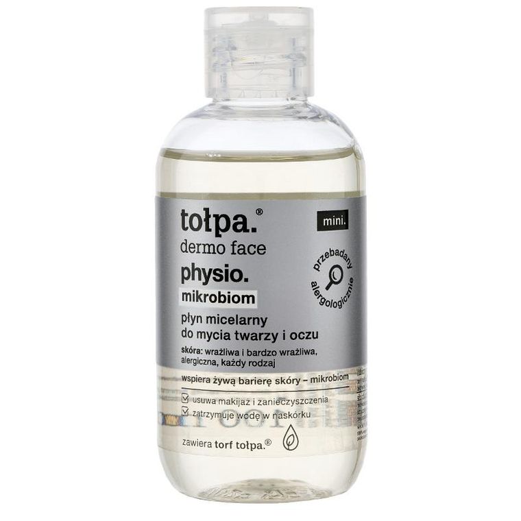 Tołpa, Dermo Face Physio Mikrobiom, płyn micelarny do mycia twarzy i oczu, 100 ml