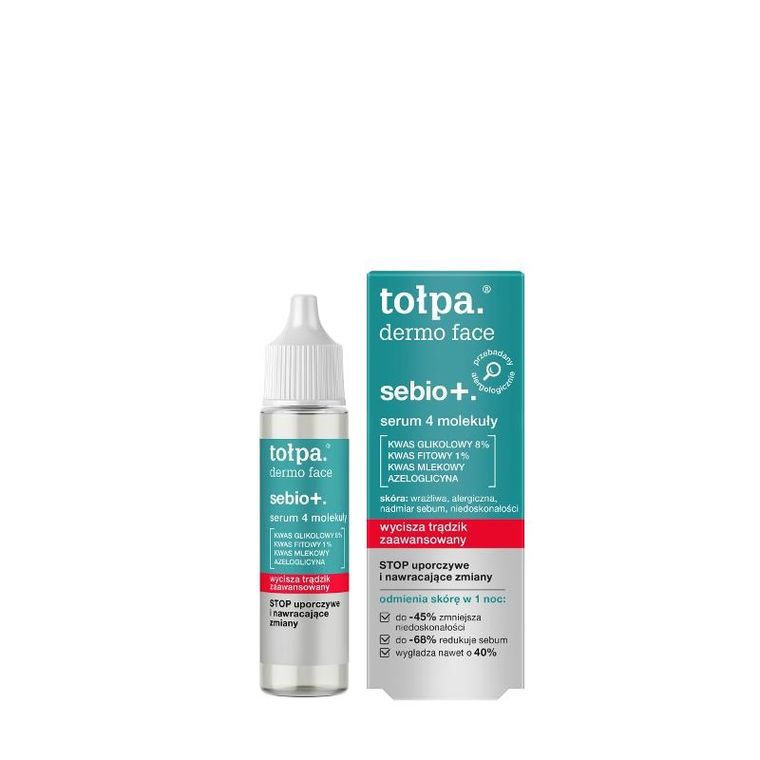 Tołpa, Dermo Face Sebio+, serum do twarzy, 4 molekuły, 20 ml