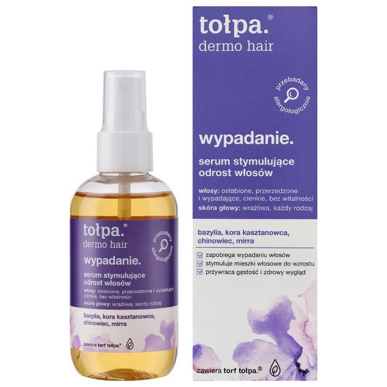 Tołpa, Dermo Hair, wypadanie serum stymulujące odrost włosów, 100 ml
