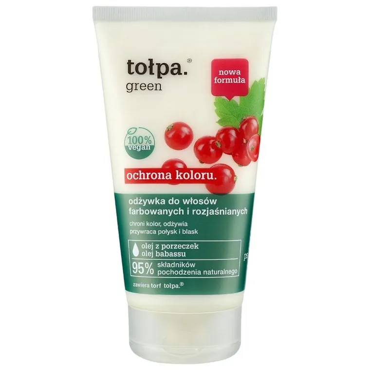 Tołpa, Green, Ochrona Koloru, odżywka do włosów farbowanych i rozjaśnianych, 150 ml