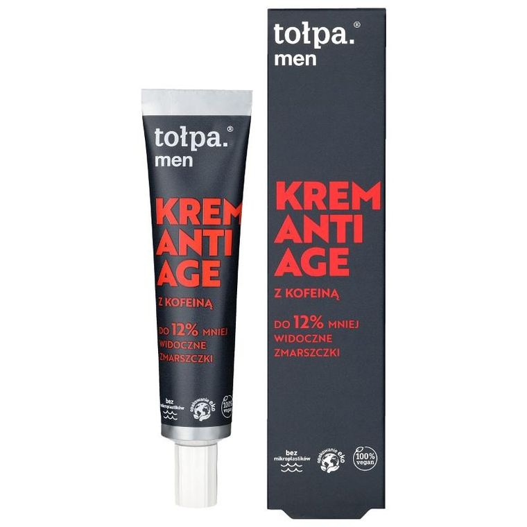 Tołpa, Men, krem Anti Age z kofeiną, 40 ml