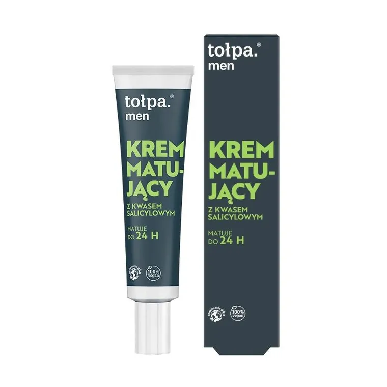 Tołpa, Men, krem matujący z kwasem salicylowym, 40 ml