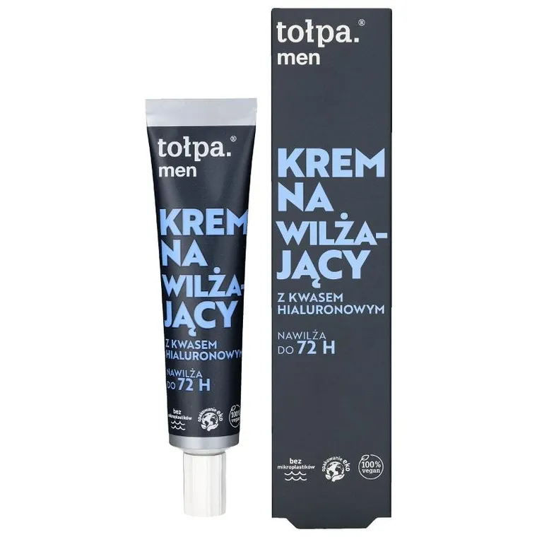 Tołpa, Men, krem nawilżający z kwasem hialuronowym, 40 ml