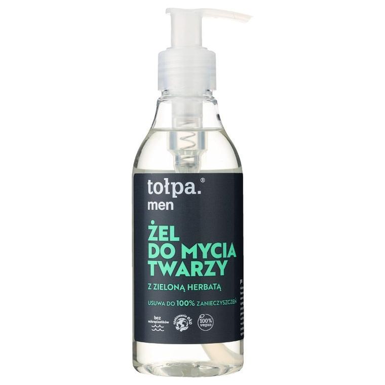 Tołpa, Men, żel do mycia twarzy z zieloną herbatą, 195 ml
