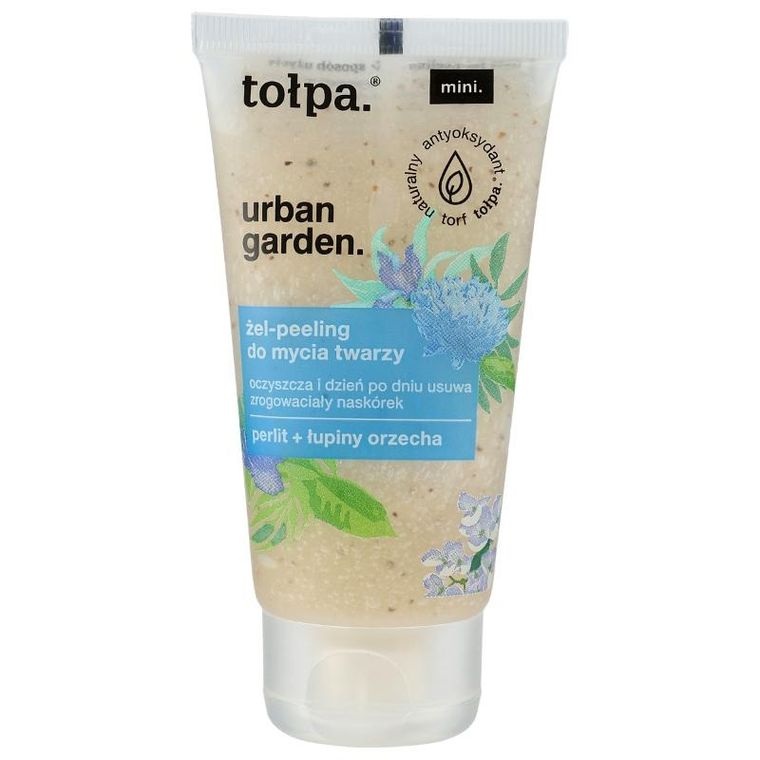 Tołpa, Urban Garden, żel-peeling do mycia twarzy, mini, 75 ml