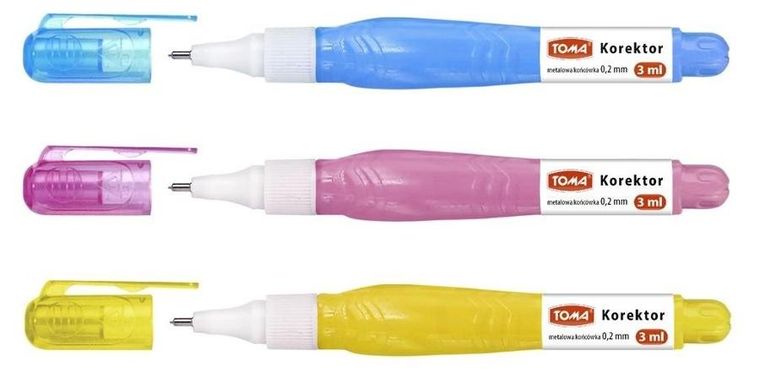 Toma, korektor w pisaku, 3 ml, 12 szt.