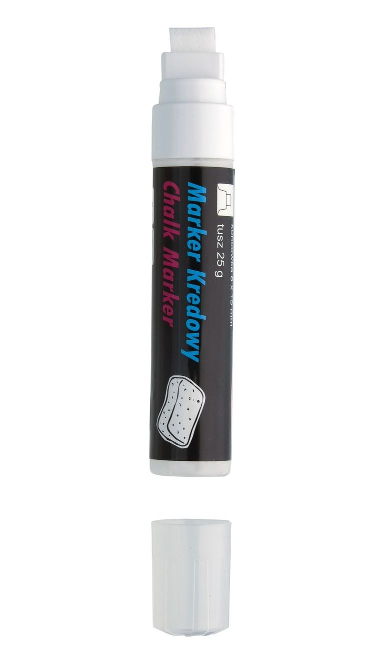 Toma, Marker kredowy, biały, 15-8mm