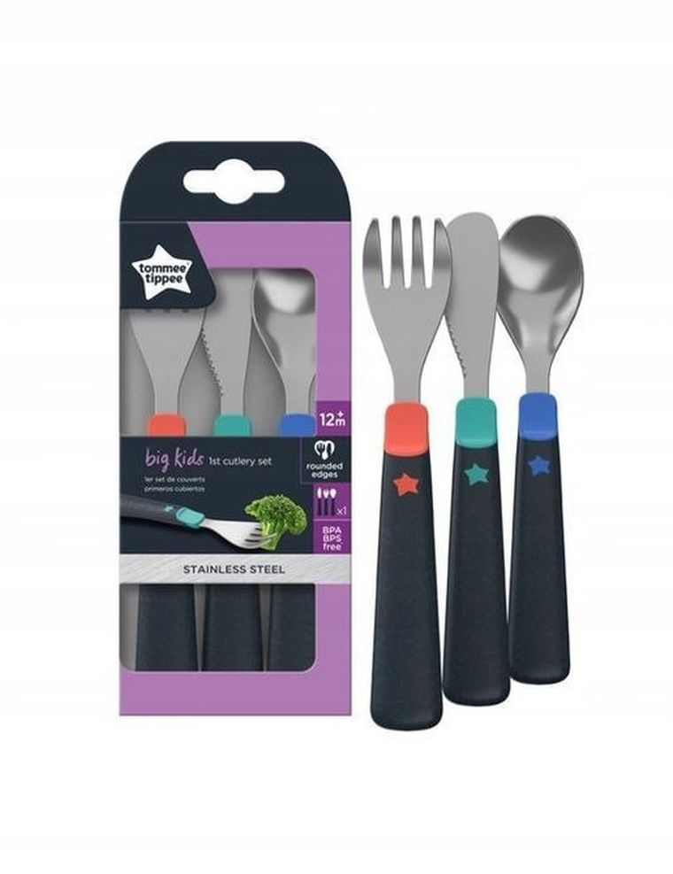 Tommee Tippee, Big Kid, sztućce metalowe