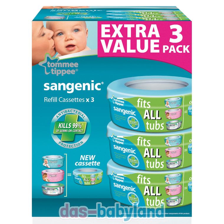 Tommee Tippee, Sangenic TWIST, wkład uniwersalny do pojemnika, 3 szt.