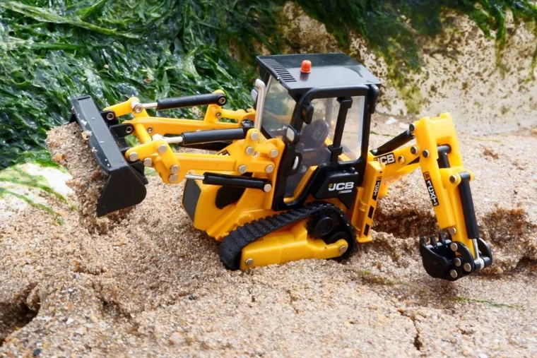 Tomy, Britains, Koparko-ładowarka JCB 1CXT, pojazd