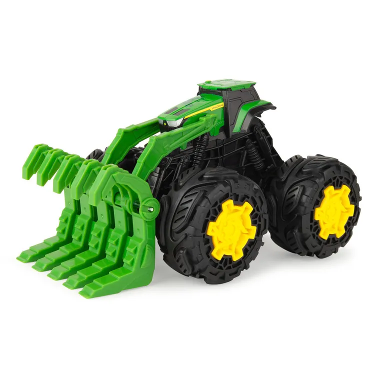 Tomy, Monster Treads, John Deere, Rev Up, traktor, samochód z dźwiękiem