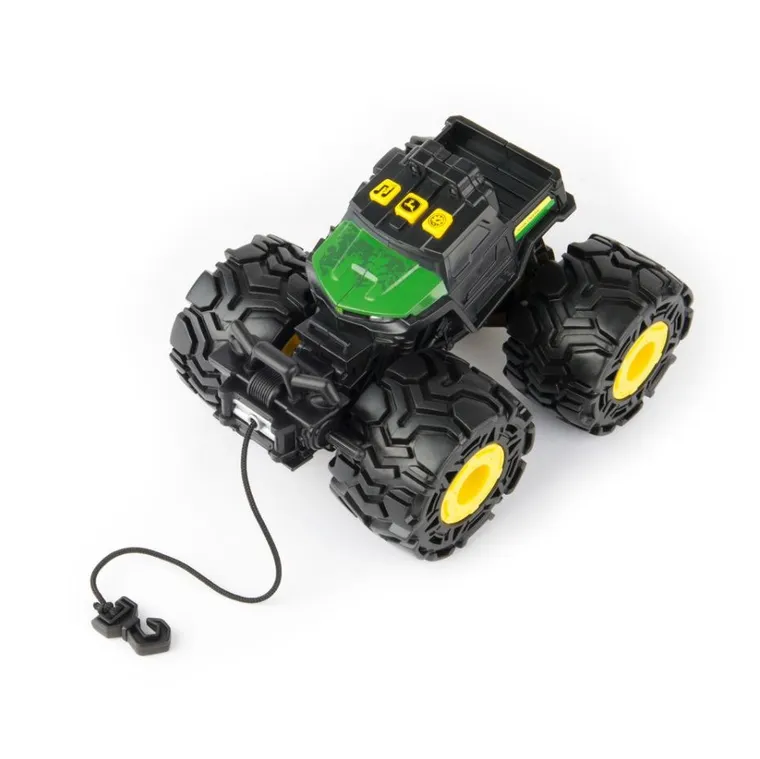 Tomy, Monster Treads, John Deere, traktor, samochód z światłem i dźwiękiem