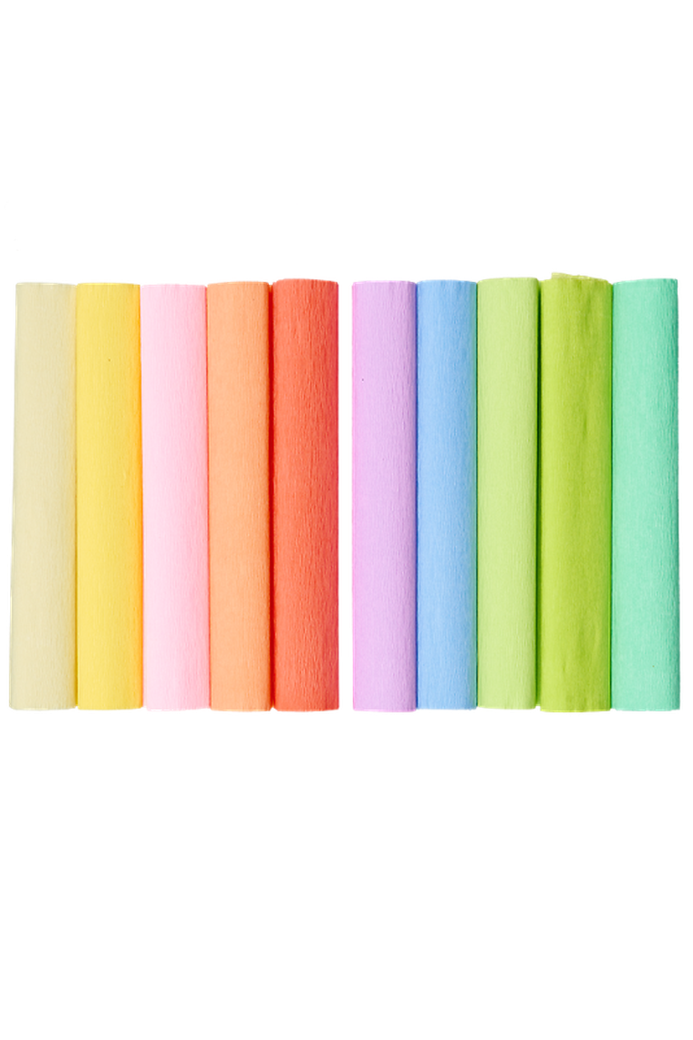 Top 2000, Creatinio, bibuła marszczona, 10 kolorów, 25-200 cm