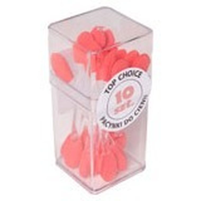 Top Choice, aplikatory pacynki do cieni, dwustronne, 10 szt.