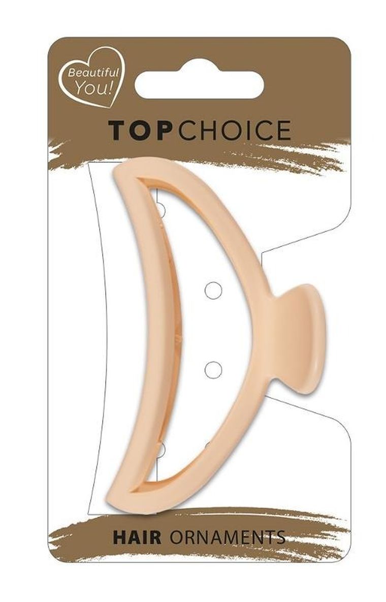 Top Choice, klamra do włosów, kokarda, matowa, 1 szt.