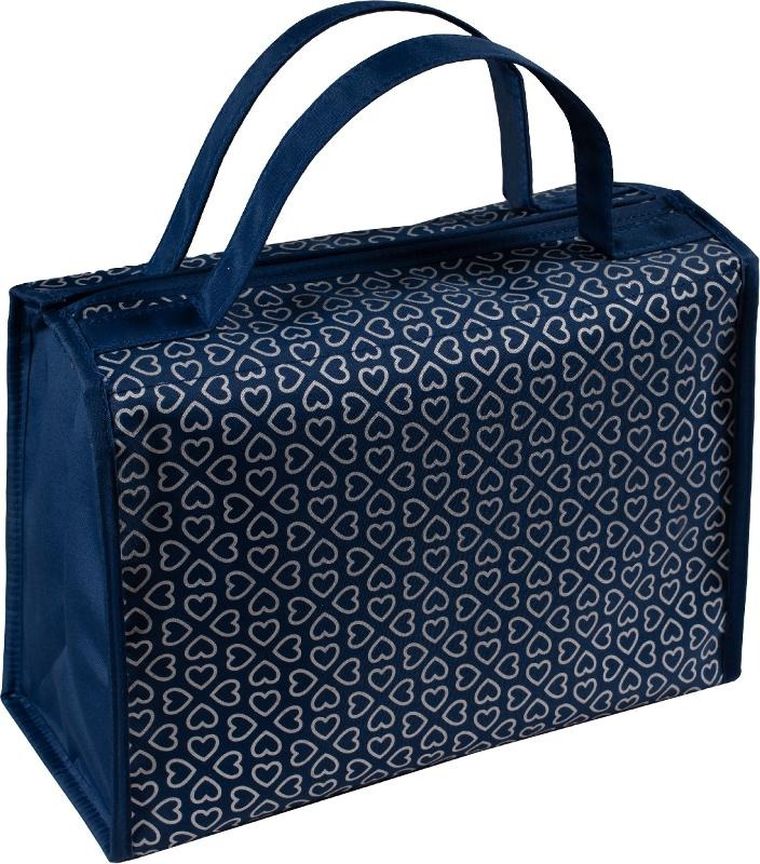 Top Choice, kuferek-organizer, arabesque, czarny/granatowy