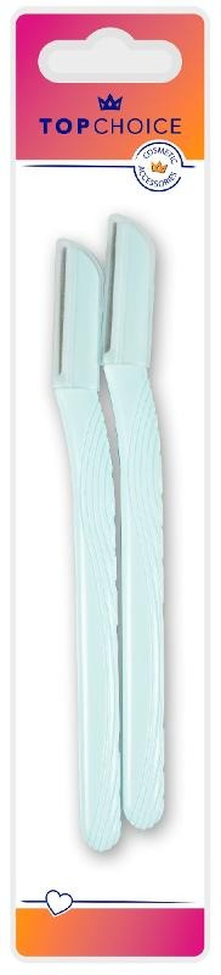 Top Choice, nożyczki do brwi, 2 szt.