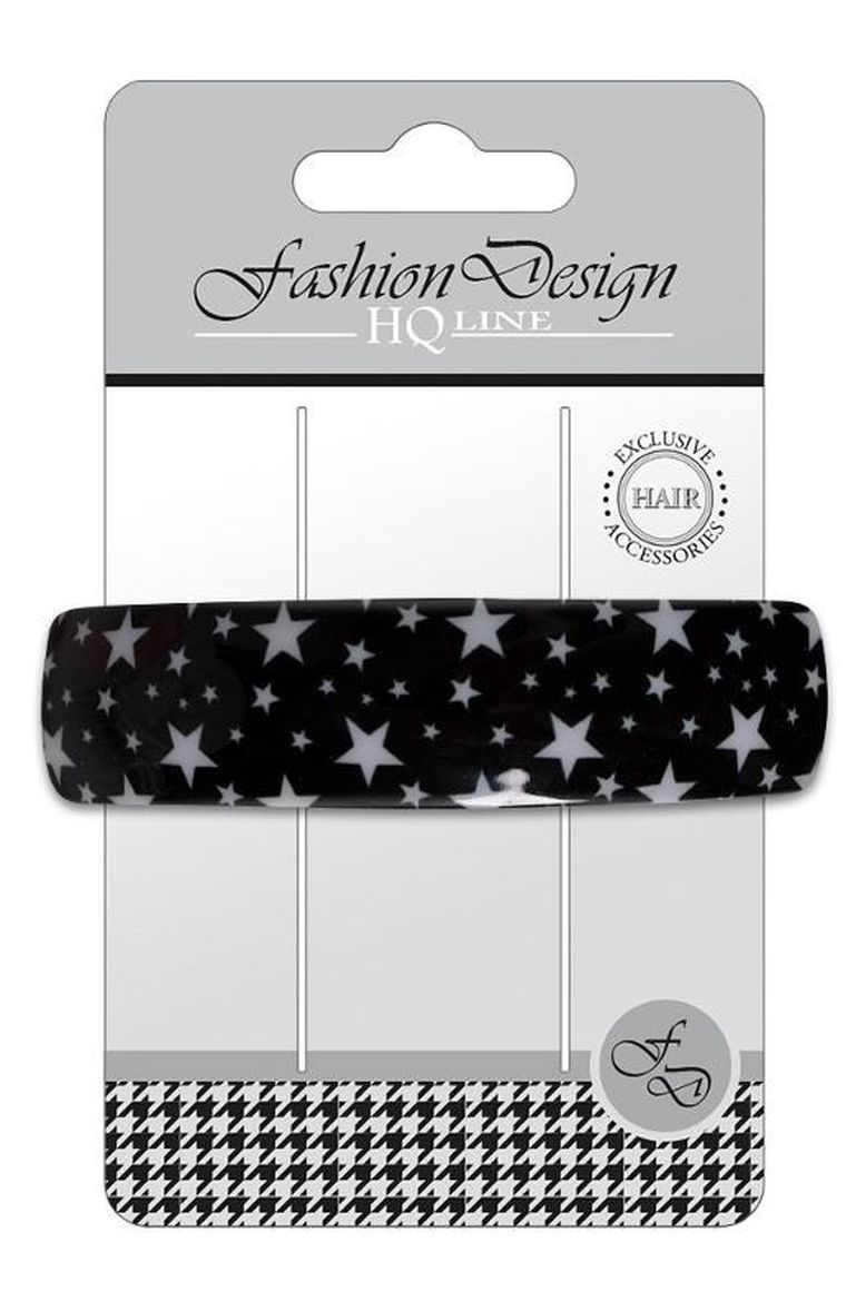 Top Choice, spinka do włosów, automatyczna, wzory z połyskiem, 1 szt.