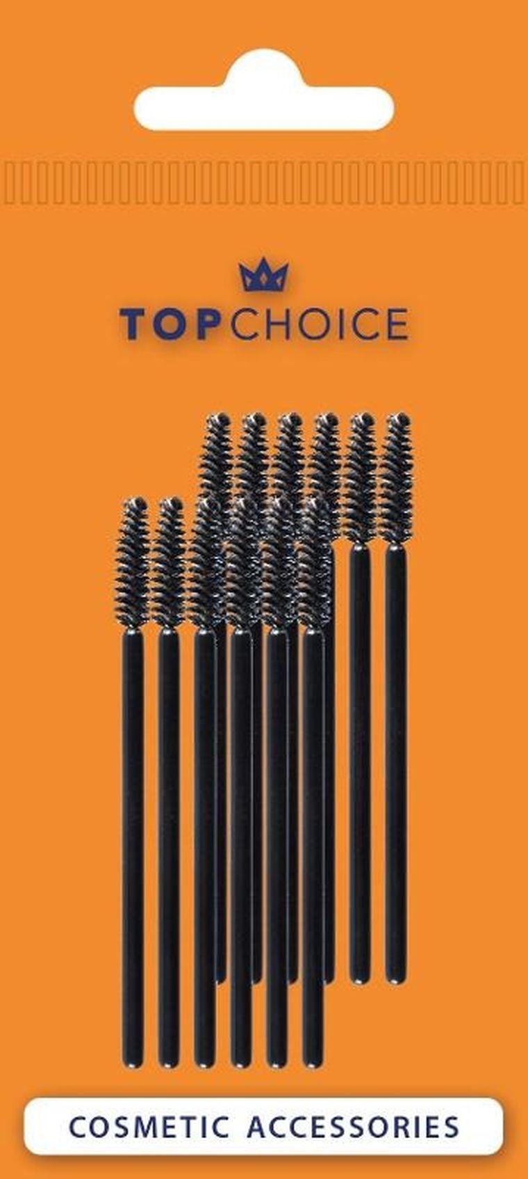 Top Choice, szczoteczka spiralka do rzęs, 12 szt.