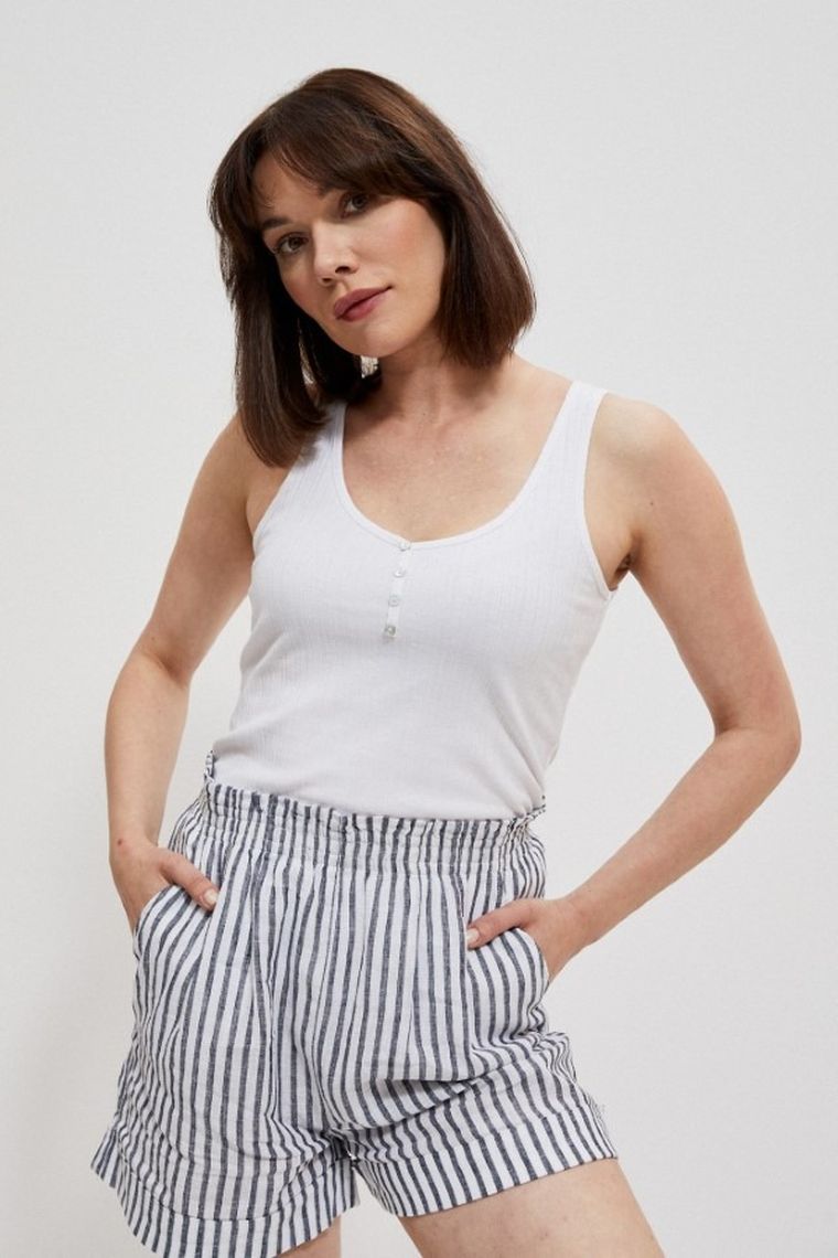 Top damski, biały, Moodo