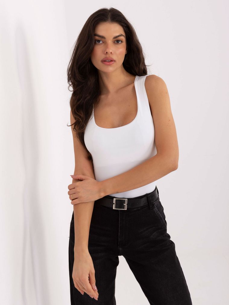 Top damski, biały, Sublevel