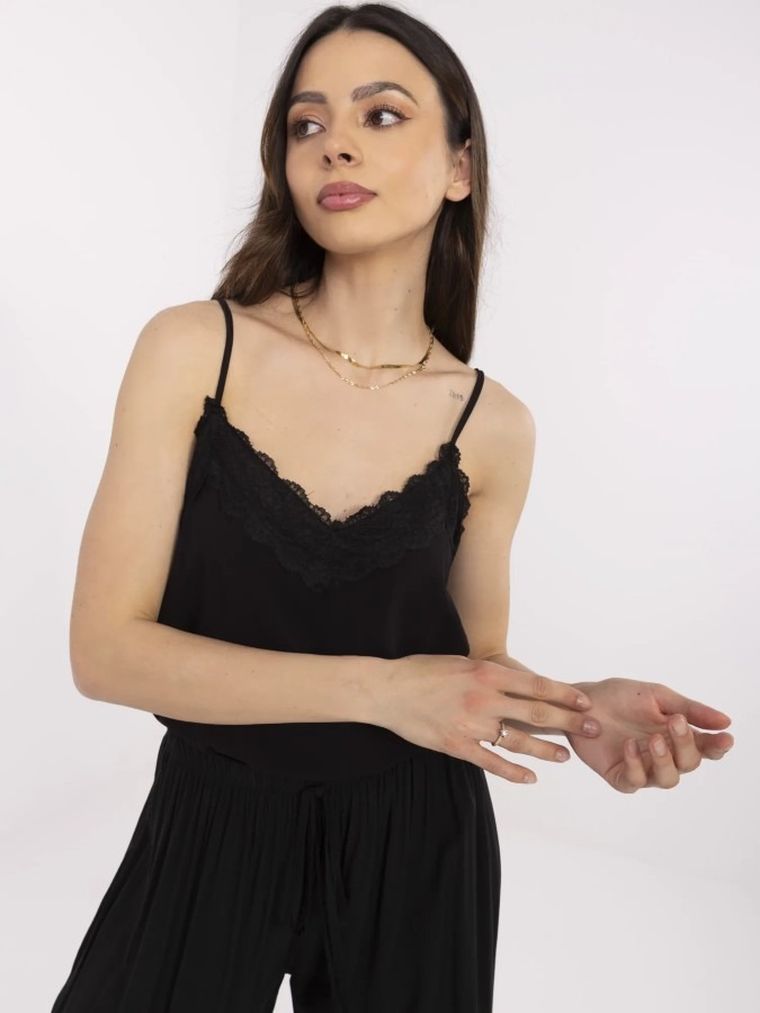 Top damski, czarny, Fresh Made