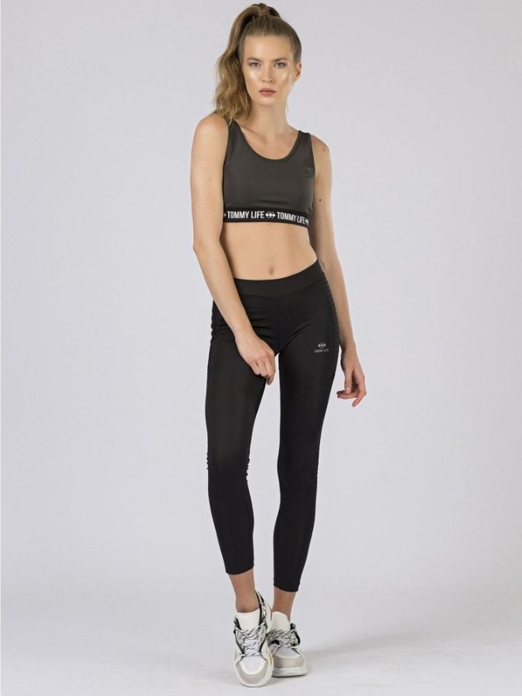 Top damski, khaki, Tommy Life