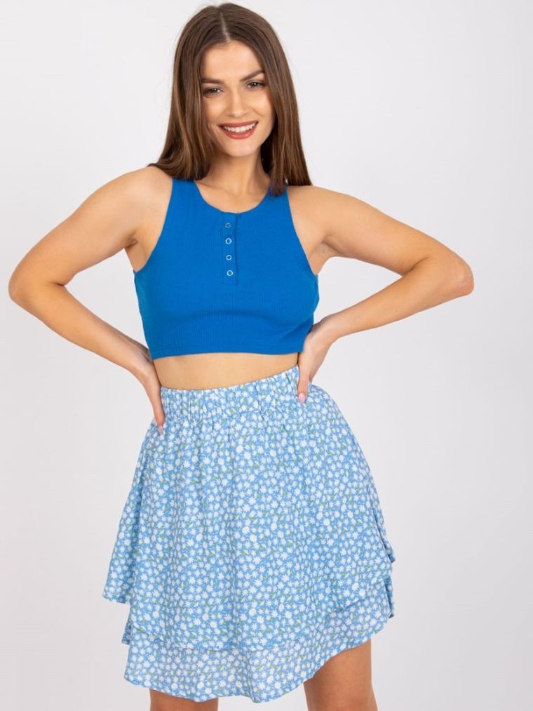 Top damski, niebieski, Rue Paris