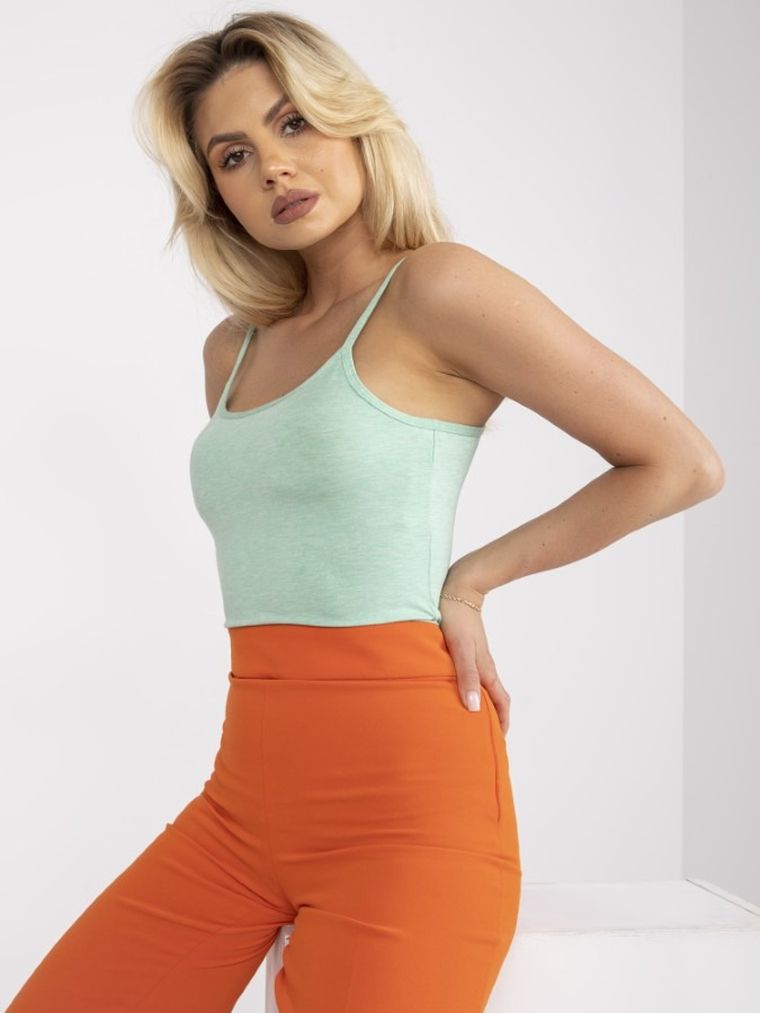 Top damski, zielony, Berrak