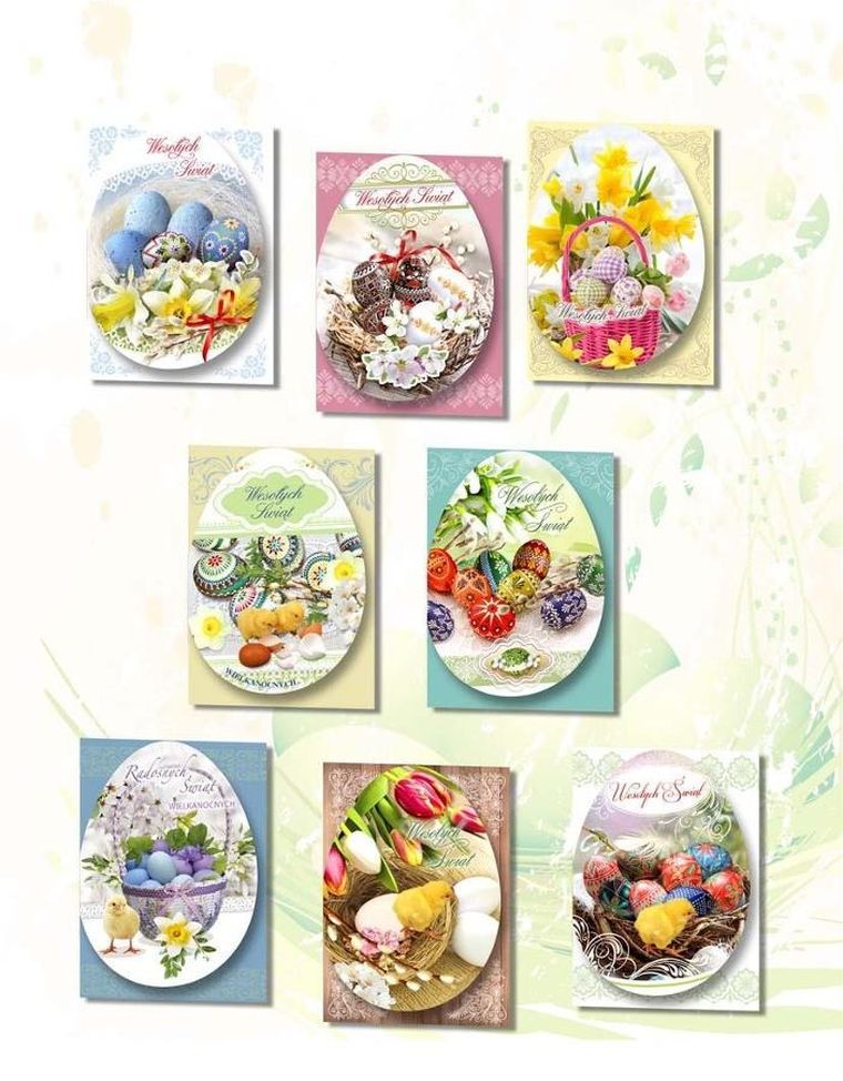 Top Graphic, karnet B6, Jajko, świeckie, 10 szt.