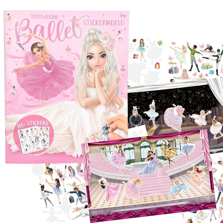 Top Model, Balet, zestaw kreatywny z naklejkami