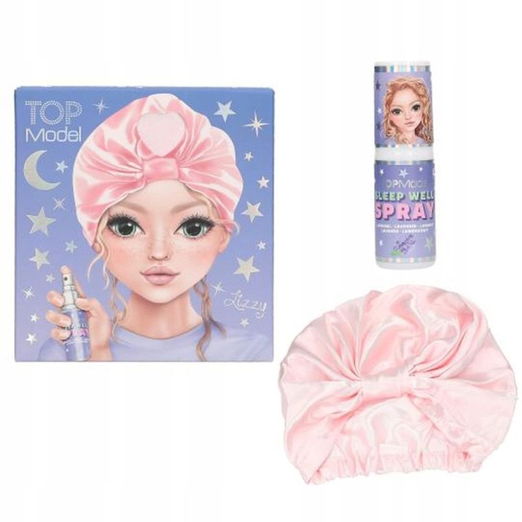 Top Model, Beauty&Me, zestaw do spania turban i spray