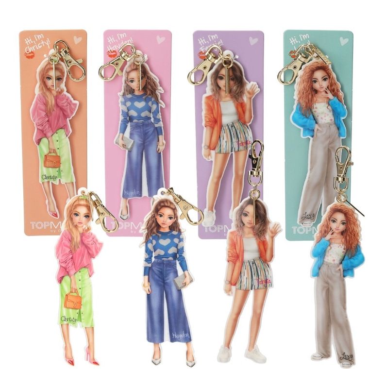 Top Model, breloczek modelka, 1 szt.