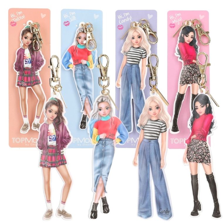 Top Model, breloczek modelka, 1 szt.