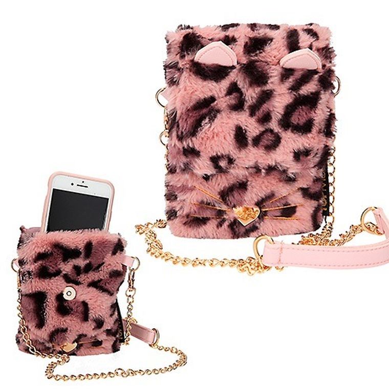 Top Model, Kitty, torebka, etui na telefon z uszami, pluszowe