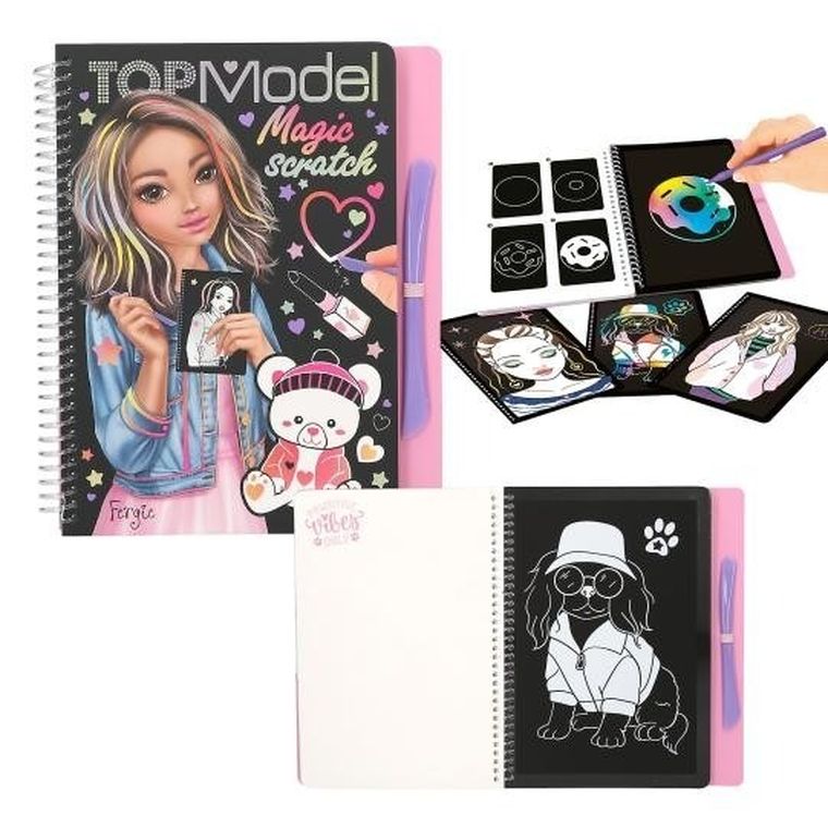 Top Model, Magic Scratch, wydrapywanka, zestaw kreatywny