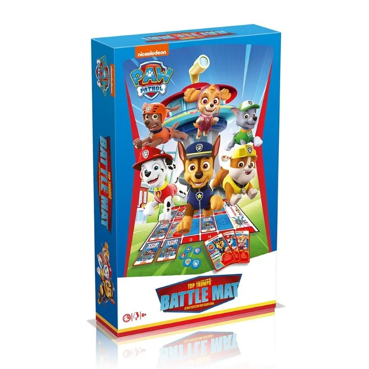 Top Trumps, Battle Mat, Psi Patrol, gra karciana