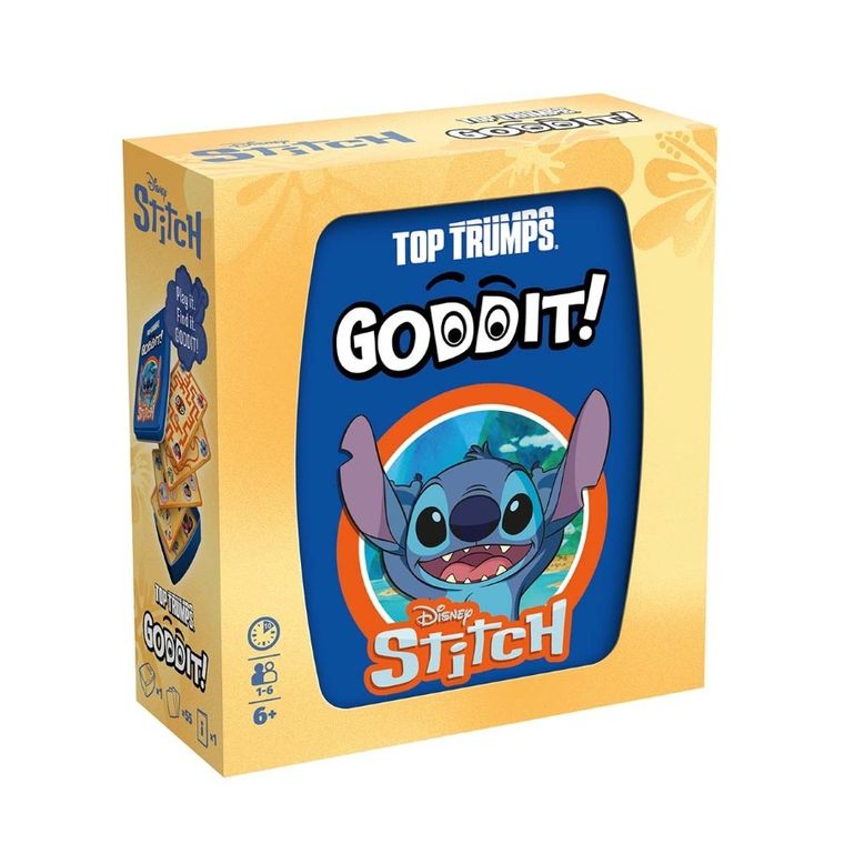 Top Trumps Goddit! Lilo i Stitch, łamigłówki, gra familijna