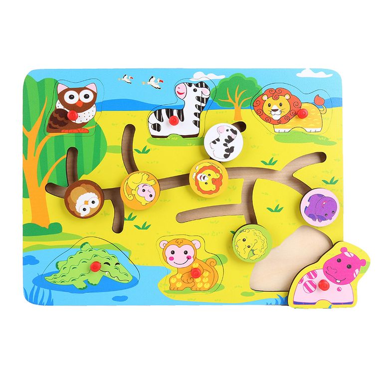 Topbright, Safari, drewniany labirynt 2w1