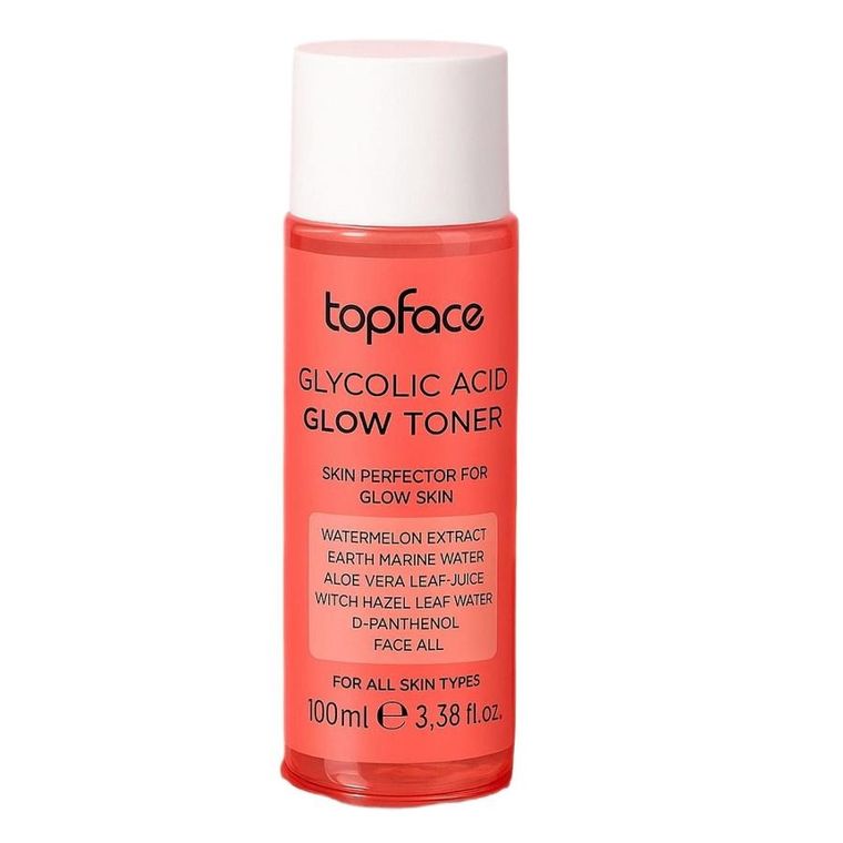 Topface, Glycolic Acid Glow Toner, rozświetlający tonik z kwasem glikolowym, 100 ml