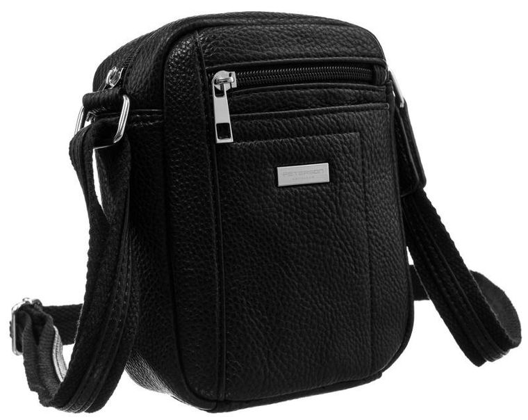 Torba, czarna, skóra ekologiczna, Peterson