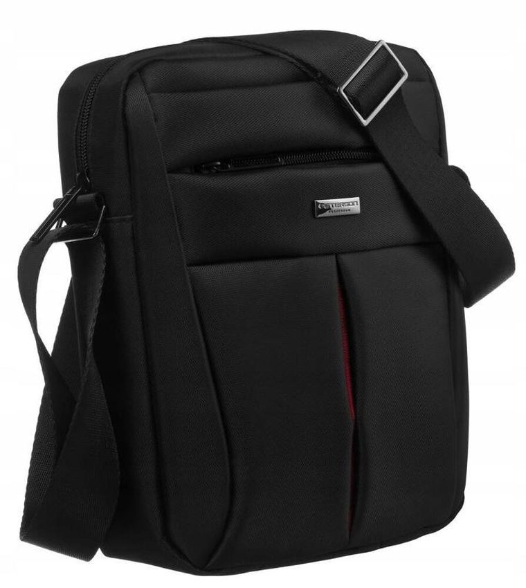 Torba listonoszka, czarna, Peterson