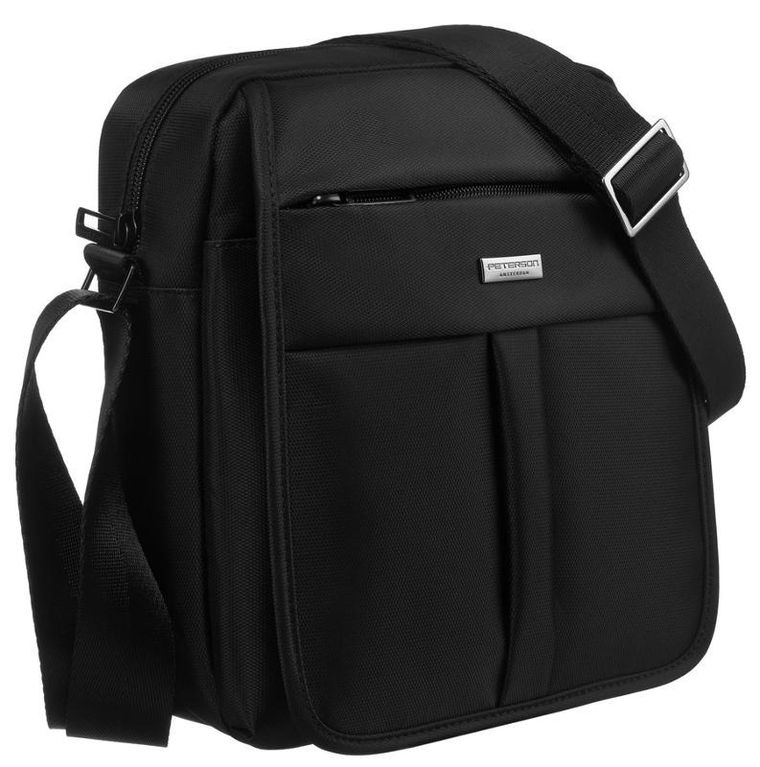 Torba listonoszka, czarna, Peterson