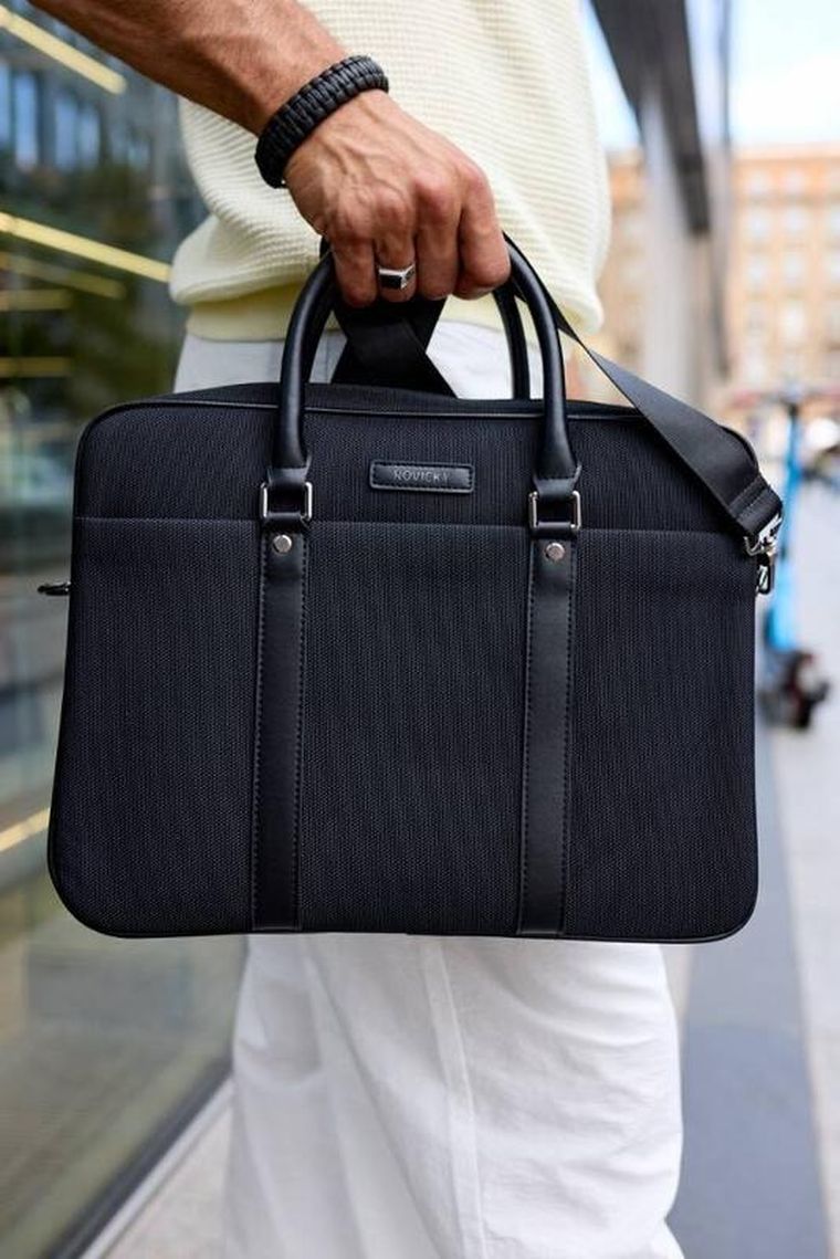 Torba na laptopa, czarna, 15", Rovicky